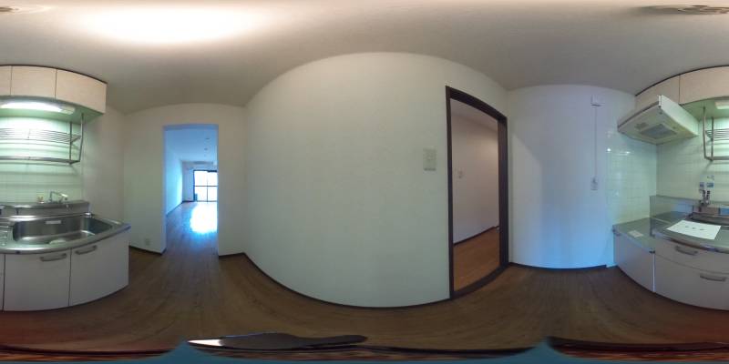 パノラマ画像キッチン