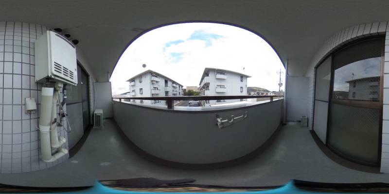 パノラマ画像バルコニー