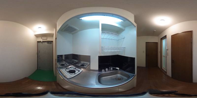 パノラマ画像キッチン