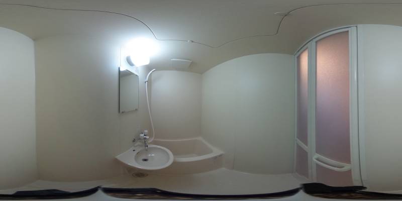 パノラマ画像バスルーム