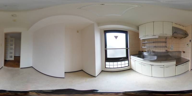 パノラマ画像キッチン