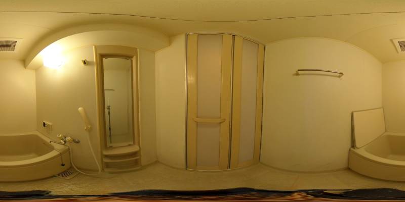 パノラマ画像バスルーム