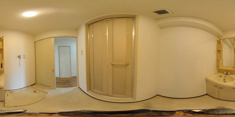 パノラマ画像洗面所