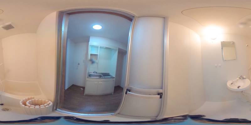 パノラマ画像バスルーム