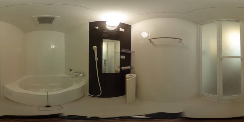 パノラマ画像バスルーム
