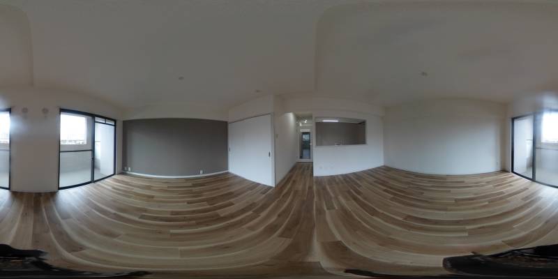 パノラマ画像リビング