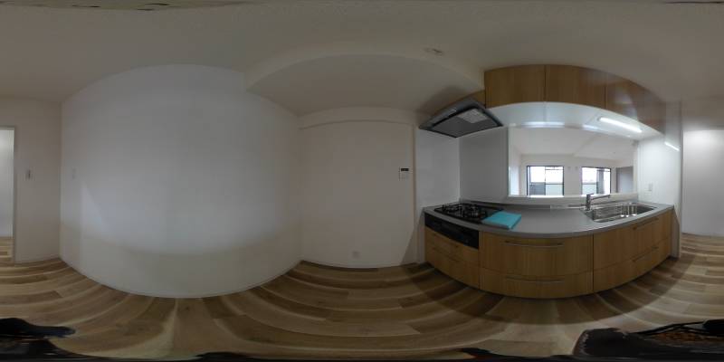 パノラマ画像キッチン