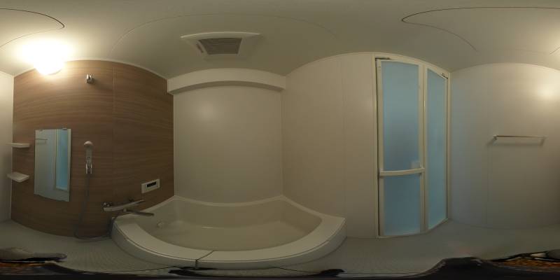 パノラマ画像バスルーム