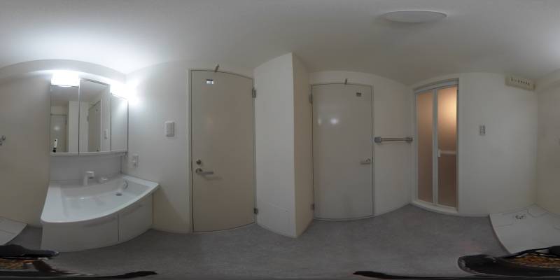 パノラマ画像洗面所