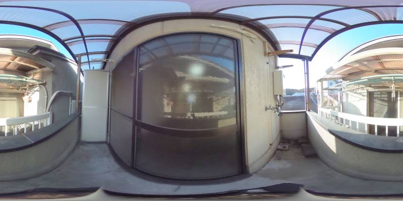 パノラマ画像バルコニー