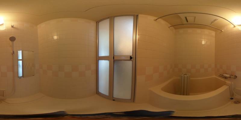 パノラマ画像バスルーム