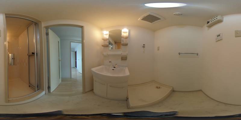 パノラマ画像洗面所