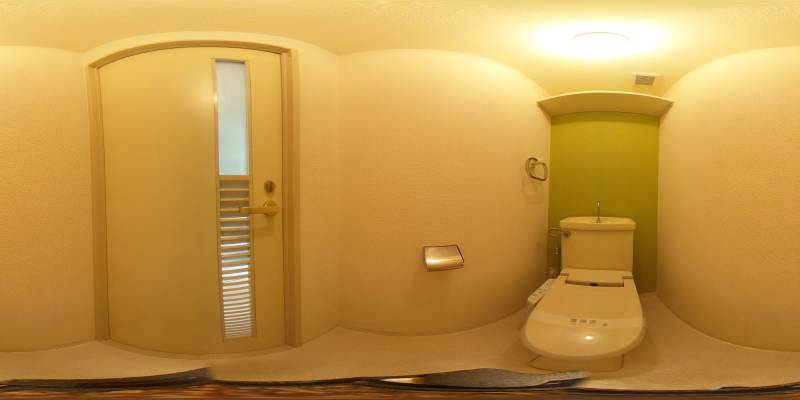 パノラマ画像トイレ