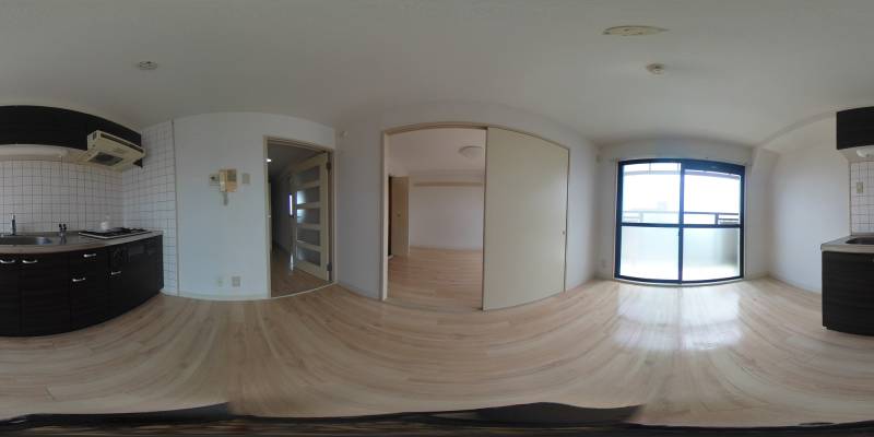 パノラマ画像キッチン