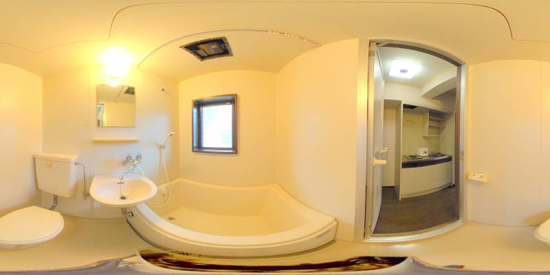 パノラマ画像バスルーム