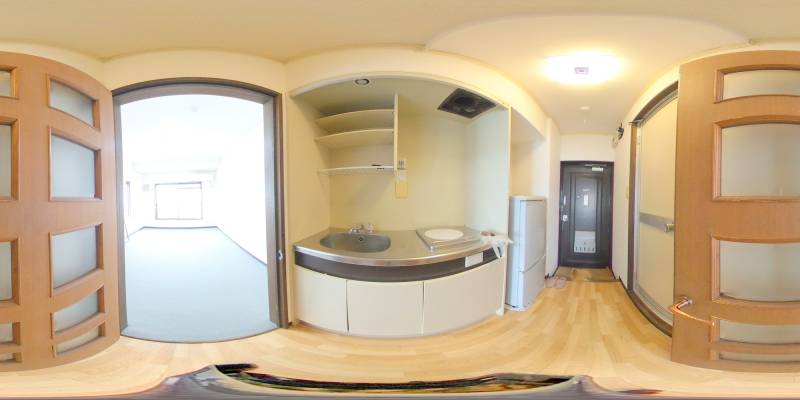 パノラマ画像キッチン