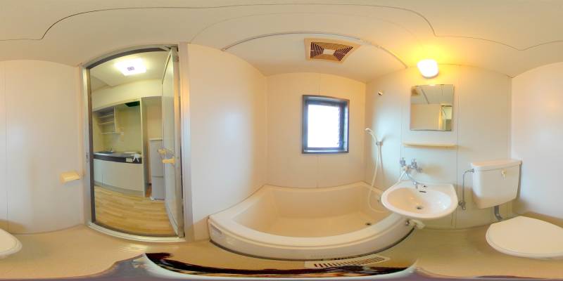 パノラマ画像バスルーム