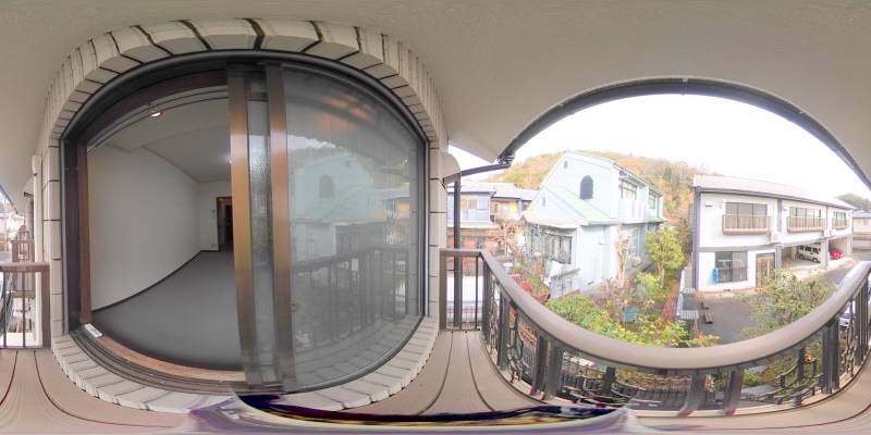 パノラマ画像バスルーム