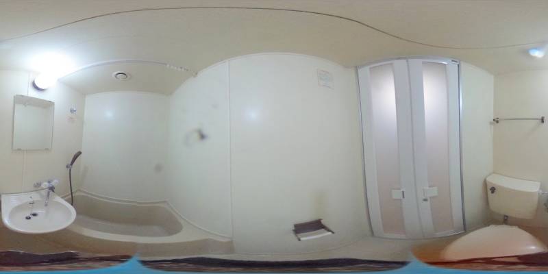 パノラマ画像バスルーム