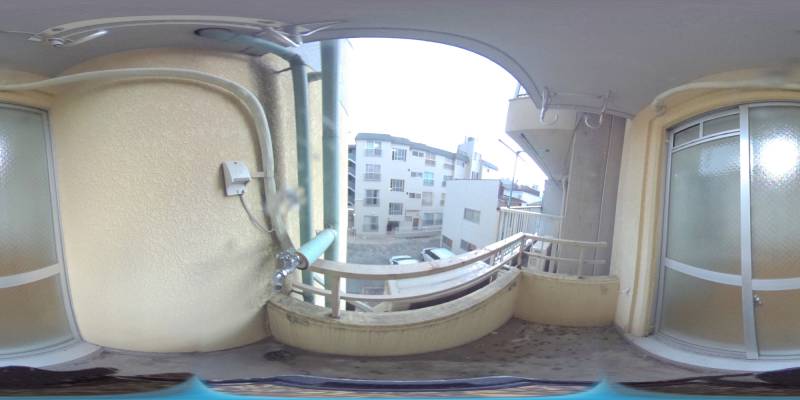 パノラマ画像バルコニー