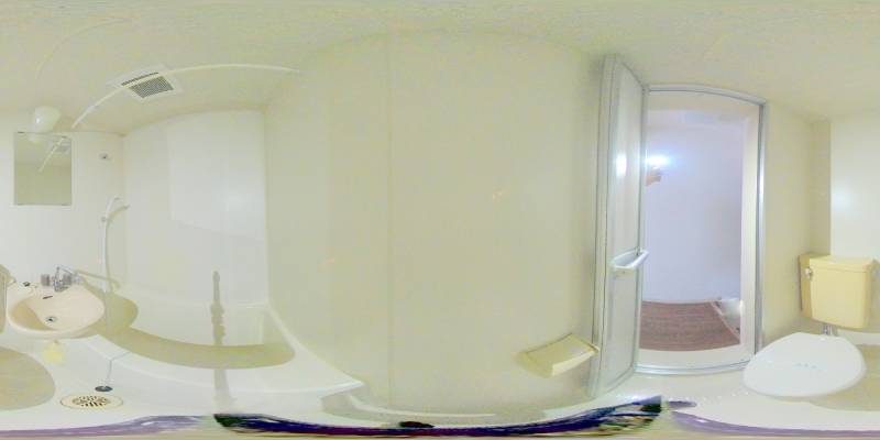 パノラマ画像バスルーム