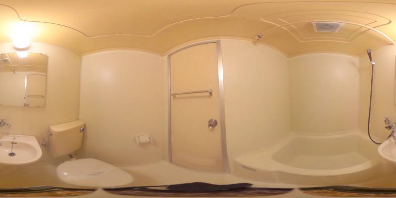 パノラマ画像バスルーム