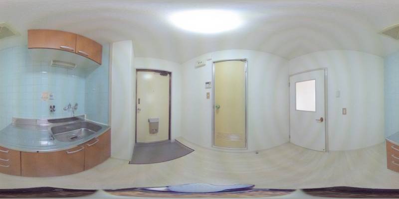 パノラマ画像キッチン