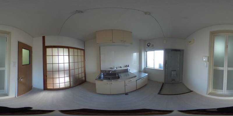 パノラマ画像キッチン