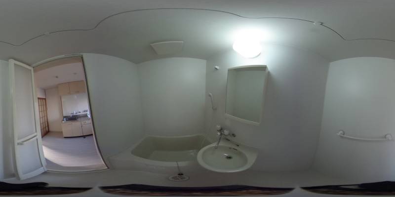 パノラマ画像バスルーム