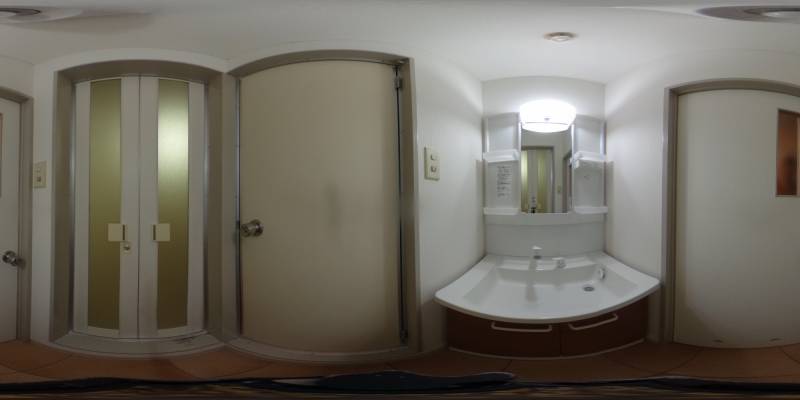 パノラマ画像洗面所