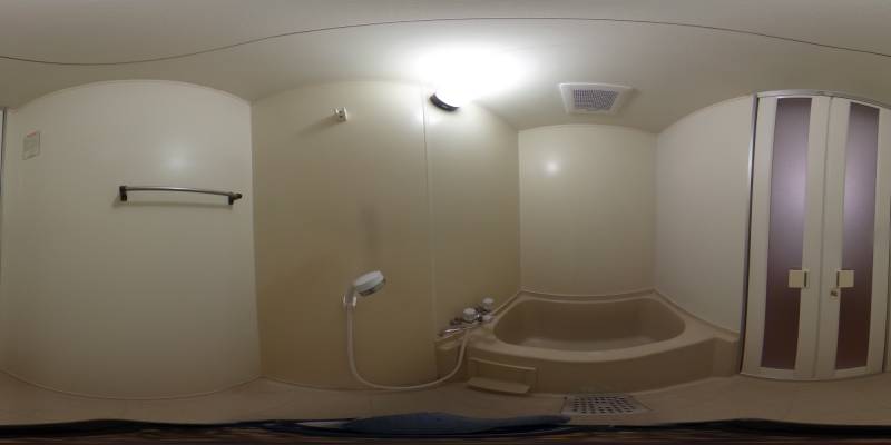 パノラマ画像バスルーム