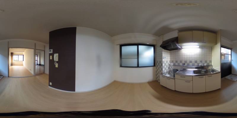 パノラマ画像キッチン