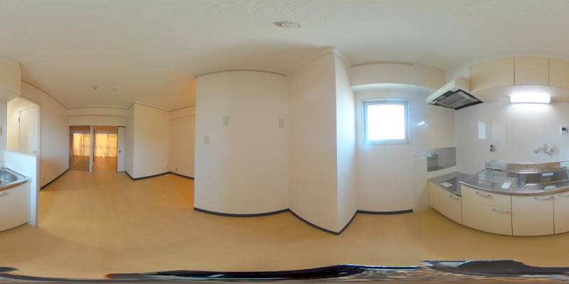 パノラマ画像キッチン