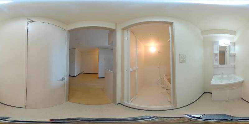 パノラマ画像洗面所