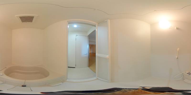 パノラマ画像バスルーム