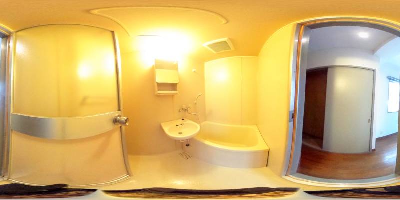 パノラマ画像バスルーム