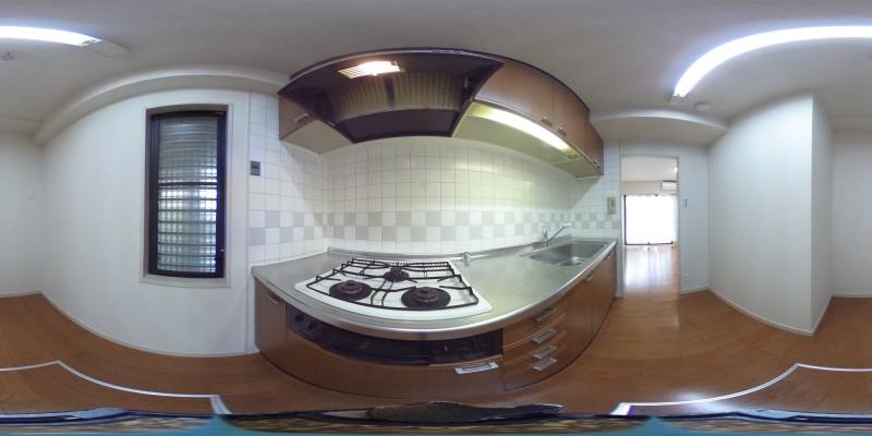 パノラマ画像キッチン