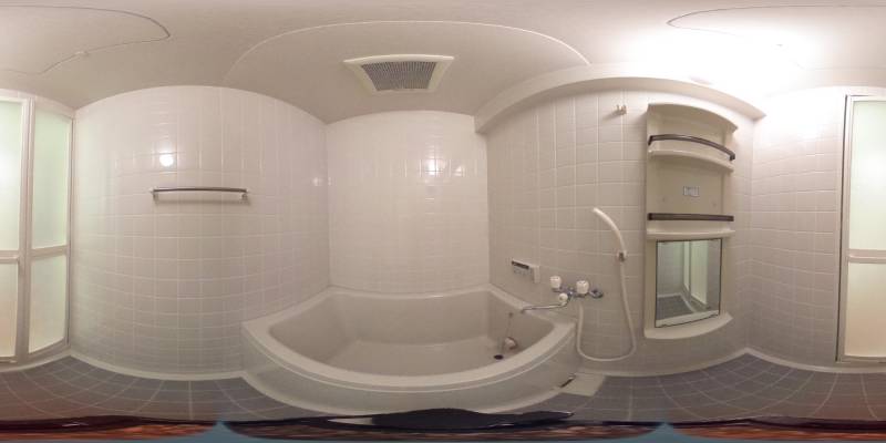 パノラマ画像バスルーム