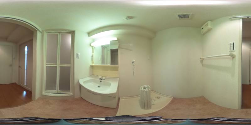 パノラマ画像洗面所