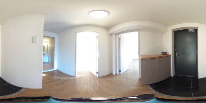 パノラマ画像玄関