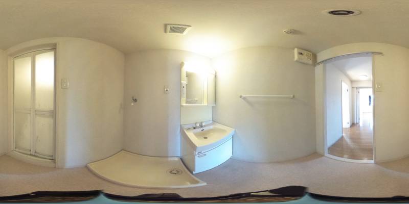 パノラマ画像洗面所