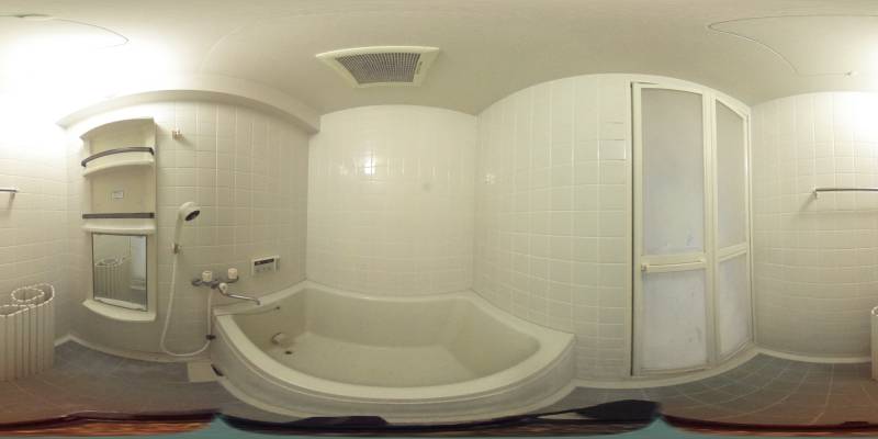 パノラマ画像バスルーム