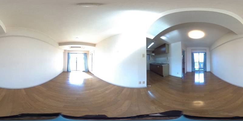 パノラマ画像リビング