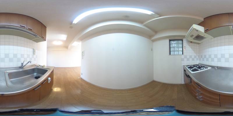 パノラマ画像キッチン