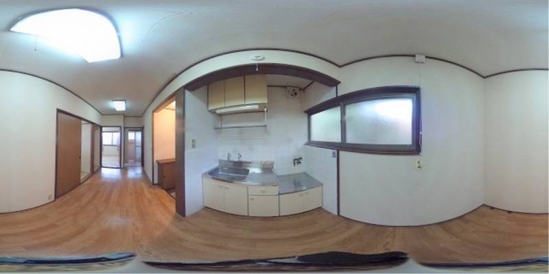 パノラマ画像キッチン