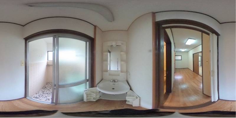 パノラマ画像洗面所