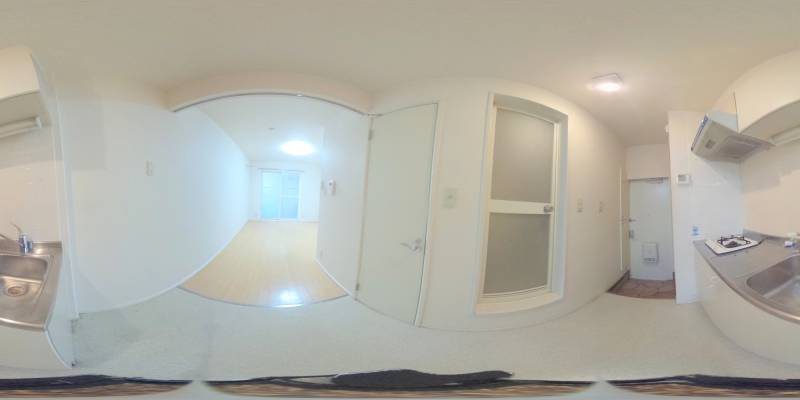 パノラマ画像キッチン