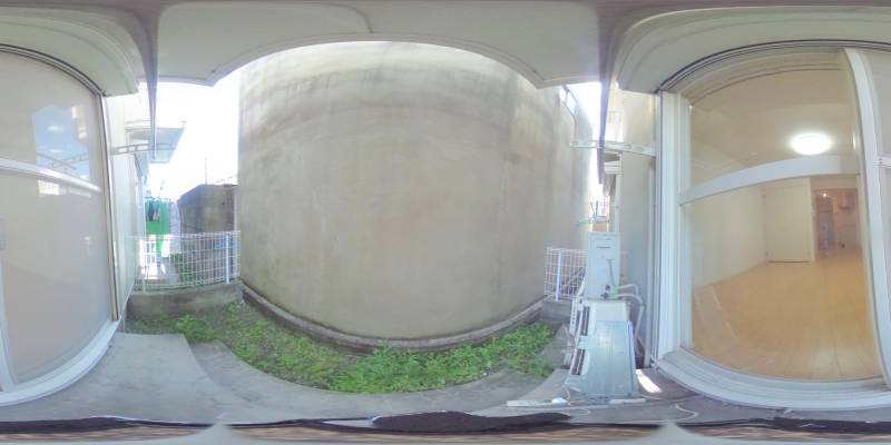 パノラマ画像バルコニー