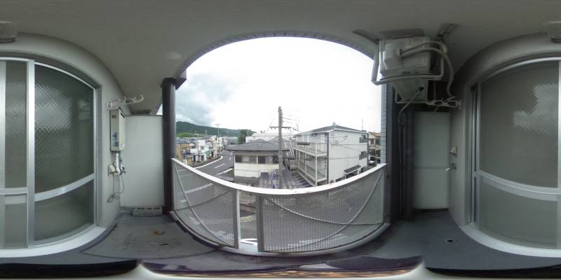 パノラマ画像バルコニー