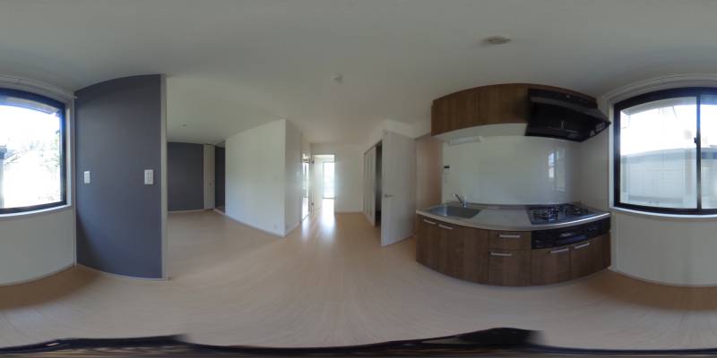 パノラマ画像キッチン